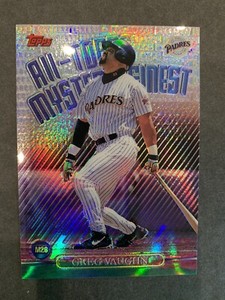 1999 Topps All-Topps Mystery Finest Refractor Greg Vaughn #M26