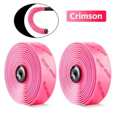 WEST BIKING Road Bike Bicycle Handlebar Tape PU EVA Handle Bar Tape Belt a Pair - Image 1 of 4