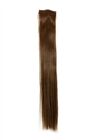 2 Clips Extension Strand Smooth Light Brown YZF-P2S18-10 45cm Hair Extension