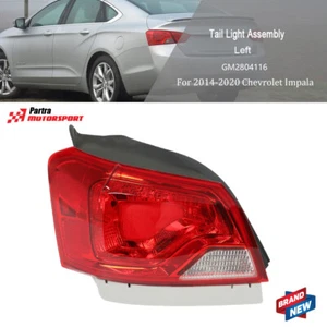 Halogen Tail Light Left Driver Outer Rear Side For 2014-2020 Chevrolet Impala - Picture 1 of 12