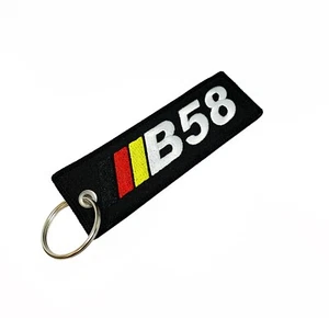 B58 Key Tag / B58 Key chain / B58 Flight Tag Black ( German Colors) - Picture 1 of 1