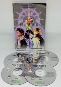 Final Fantasy VIII 8 PC RPG Video Game Squaresoft 5 Disc & Manual Fair Condition - Picture 1 of 6