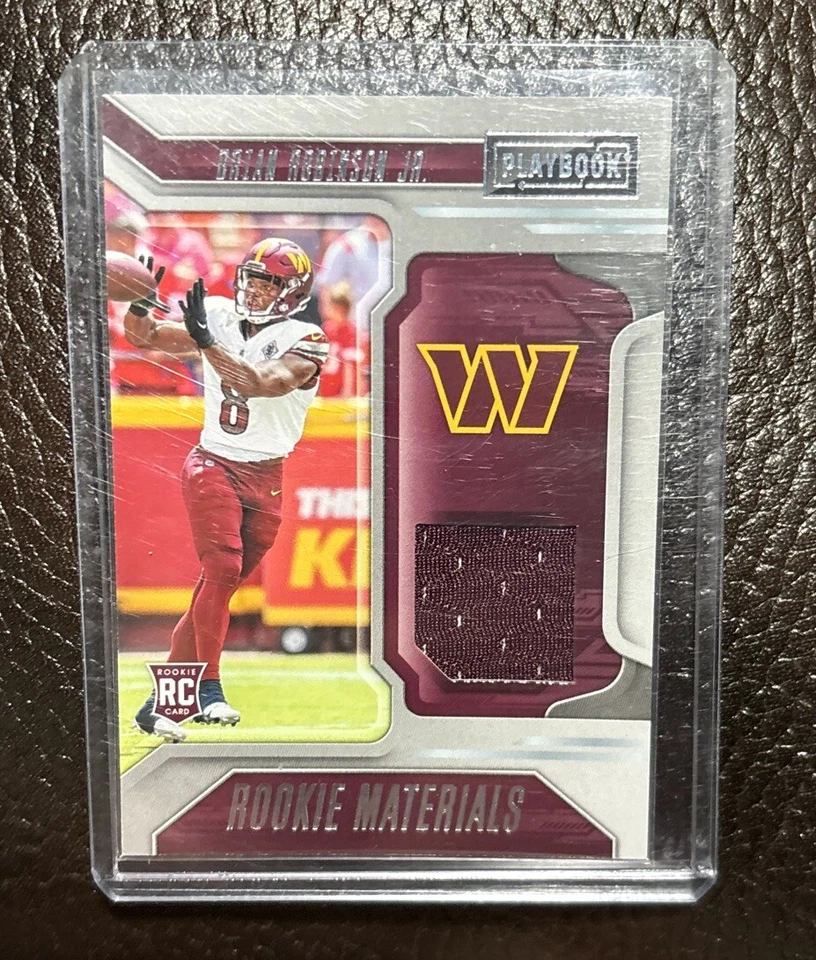 2022 Panini Playbook BRIAN ROBINSON JR ROOKIE MATERIALS RELIC #RM-26📈🔥💰 - Image 1 of 2