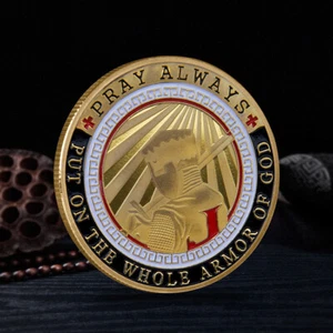 Challenge Coin Souvenirs Put On the Whole Armor Of God Collection Commemorative - Picture 1 of 6