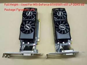 For MSI GeForce GTX1050Ti 4GT LP, GTX 1050 Ti DDR5 4G Graphics Card Video Card - Picture 1 of 4