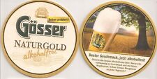 Gösser Bier - alter Bierdeckel "Gösser Naturgold alkoholfrei"