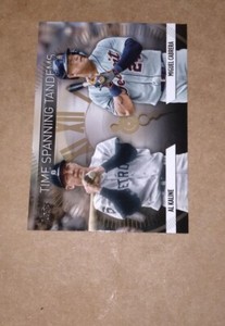 2023 Topps Update Al Kaline Miguel Cabrera Time Spanning Tandems Gold 35/75