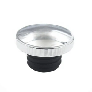 Chrome Motorcycle Fuel Oil Cap Gas Tank Cap For Harley yna XL883 1200 X48 96-up - Imagen 1 de 5
