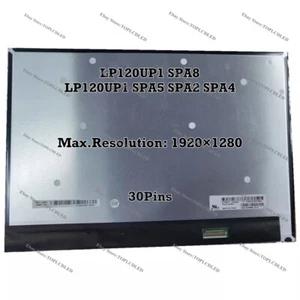 LP120UP1 SPA8 Fit LP120UP1 SPA5 SPA2 SPA4 Laptop Screen LCD Panel 1920×1280 - Picture 1 of 1