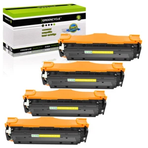 Toner 4PK CC532A YL 304A pasuje do HP LaserJet CM2320FXI CP2025N CP2025DN CP2025X - Zdjęcie 1 z 24