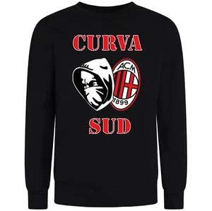 Felpa Milan Personalizzata ULTRAS  CURVA SUD tifosi Abbigliamento fan calcio - Imagen 1 de 1