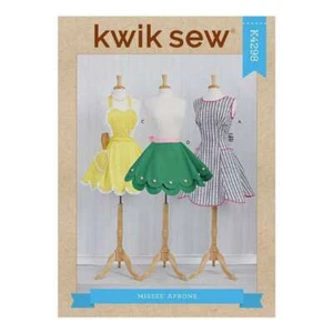 Kwik Sew Pattern K4298 | Misses Half & Full Vintage Retro Style Aprons Size S-L - Picture 1 of 2