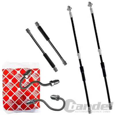 4x BREMSSCHLAUCH + FEBI BREMSLEITUNG VA+HA passend für AUDI A3 8P VW GOLF 5+6 - Bild 1 von 4