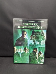 The Matrix Revolutions (DVD, 2004, 2-Disc Set) Keanu Reeves Laurence Fishburne - Foto 1 di 1