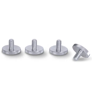 PrecisionGeek Large 20mm Knurled Head Stainless Thumb Screws M6 x 10mm - 4pcs - Picture 1 of 1