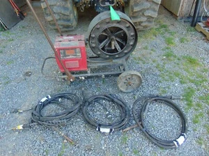 Lincoln Electric SQUIRT LN-9 Welder 115V Wire Feeder with Leads Cart UNTESTED - Picture 1 of 15