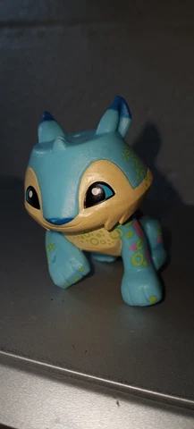 ANIMAL JAM LUCKY LYNX Figure Jazwares 2015 2.5" toy pvc blue Wild Works game Cover