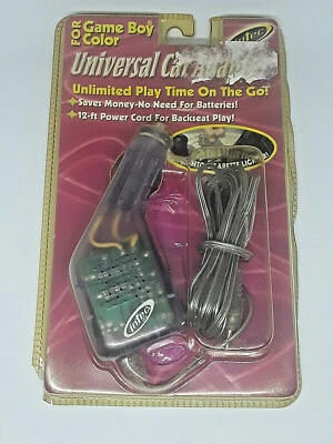 1991 Intec Universal Car Adapter 4 Nintendo Game Boy Color, Some Package  Damage - Image 1 of 4