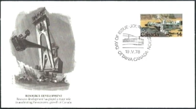 Canada  #766      "Natural Resources"   Brand New   1978  Fleetwood Issue - Image 1 of 2