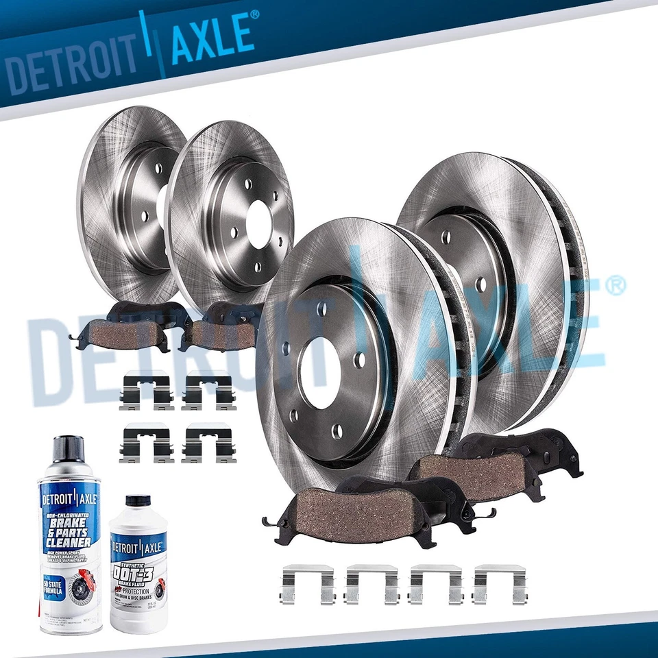 Kit de pastillas de freno rotores de disco delanteros traseros para Kia Soul Naturally Aspirated 2014-2016 Foto 1 de 4