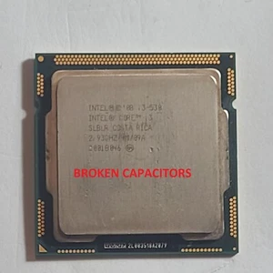 BROKEN CPU/Intel/Core i3-530/2.93 Ghz/Gen. 1/LGA 1156/Westmere/Dual Core/73 W - Picture 1 of 4