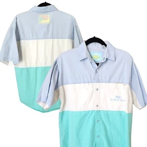 Vtg 80s Pacific Coast Highway Shirt S PCH Tropics Colorblock Surf Short Sleeve - Picture 1 of 16
