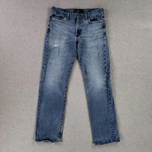 Lucky Brand 363 Vintage Straight 31x32 Jeans Stretch Flex Denim Distressed Faded - Picture 1 of 15