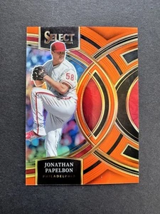2024 Panini Select Baseball Jonathan Papelbon Orange Premier #4/49 Phillies - Foto 1 di 2