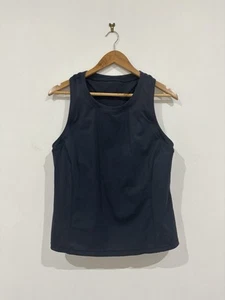 country road active wear tank top womens size XL dark blue sleeveless racerBack - Picture 1 of 9