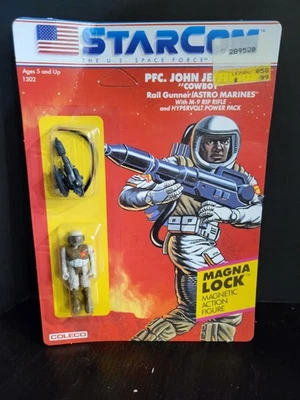 Pfc. John Jefferson 1986 STARCOM Vintage Coleco MOC NEW UNPUNCHED #2 - Image 1 of 3