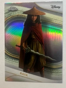 Refractor Disney Raya cromado Topps 2025  - Imagen 1 de 2