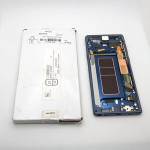 OEM OLED Assembly W/ Frame Replacement In Ocean Blue For Samsung Galaxy Note9 - Picture 1 of 11