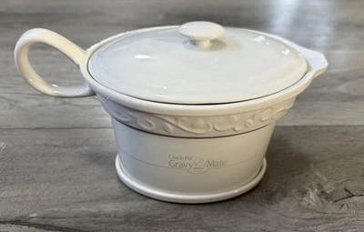Rival Crock Pot Gravy Mate - Electric Gravy Ceramic Boat Warmer SCVG000 *TESTED* - Image 1 of 4