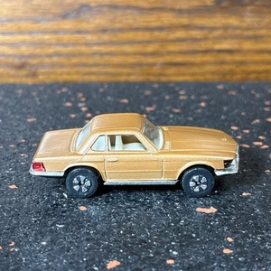Vintage PlayArt Mercedes Benz 350 SL Hong Kong 1979 hellbraun Diecast - Bild 1 von 7