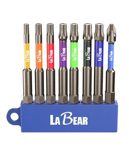 - 8PCS Long torx bit set, Magnetic torx bit set, Power Torsion Bit Set 2.95" ... - Picture 1 of 6