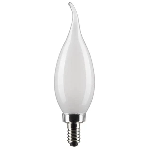 5.5 Watt CA10 LED - Frost - Candelabra base - 90 CRI - 2700K - 120 Volt - 24-Pac - Picture 1 of 6