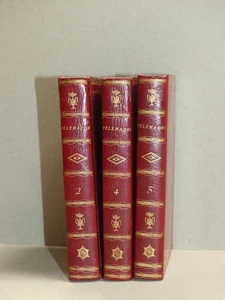 Encuadernación maroquín reliure binding oro válido - Fenelón grabados en cobre Didot 1796 - Imagen 1 de 12