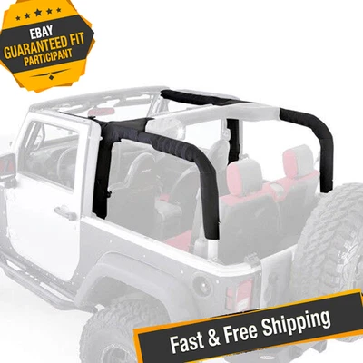 Kit de cubierta de barra deportiva Smittybilt 5666101 MOLLE para Jeep Wrangler JK 2007-2018 2 puertas Foto 1 de 4