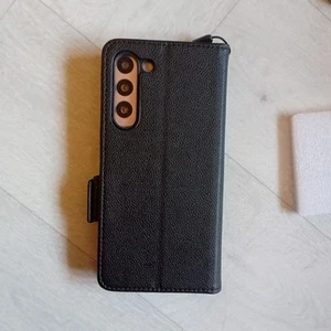 Samsung Galaxy S23+ Shockproof Black Wallet Case | Card Holder + ID | Kickstand - Picture 1 of 11