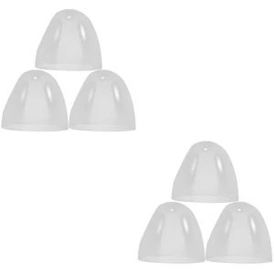 2 Pack Bottle Caps Baby Accessories Clear Lids Feeding Dome Nurse Milk - Picture 1 of 12