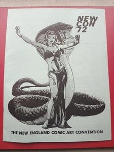 Vintage 1972 *NEW CON COMIC ART CONVENTION PROGRAM*◾STERANKO•OTTO BINDER•ROY THOMAS - Bild 1 von 13