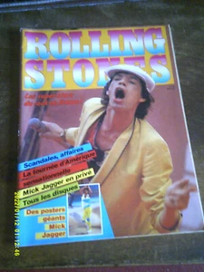 SPECIAL ROLLING STONES 1982  LES STONES EN FRANCE  JAGGER EN   POSTER GEANT - Bild 1 von 5