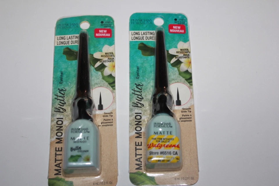 Physicians Formula Matte Monoi Butter Eyeliner #1711877 Matte Black Lot Of 2 New - Image 1 of 2