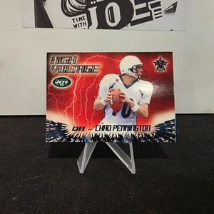 2000 Pacific Vanguard - High Voltage #24 Chad Pennington (RC) JETS NY Retro - Picture 1 of 2