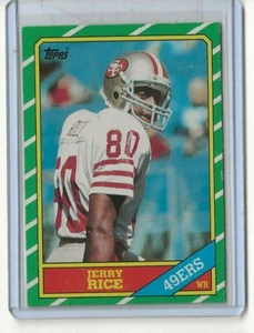 1986 Topps #161 Jerry Rice Rookie Card HOF San Francisco 49ers WR, RC Sharp! - Picture 1 of 5