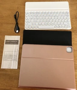 Case For iPAD PRO 12.9 2020 Wireless Keyboard Folio Leather Stand Smart Cover - Picture 1 of 3