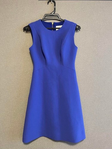 abito kate spade new york taglia 00 XS blu viola oro zip dal Giappone