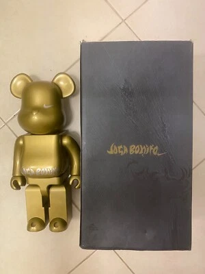 BEARBRICK 400 % YOGA BONITO 2006 EDICIÓN DORADA LIMITADA Foto 1 de 4