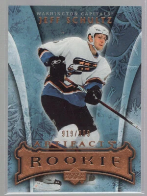 * 2007-08 UD Artifacts #156 JEFF SCHULTZ (919/999) - Image 1 of 2