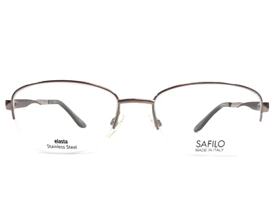 Safilo Eyeglasses Frames Elasta SA6024 VAT Polished Pink Rose Gold 52-17-135 - Image 1 of 4